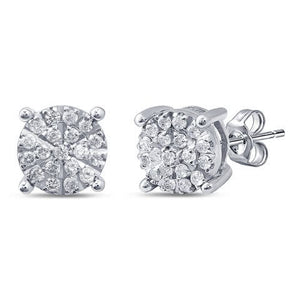 10KT 0.24-0.27CT D-EARRINGS