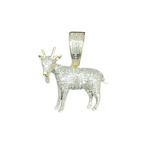 10K 0.31- 0.38CT D-GOAT CHARM