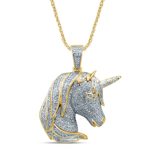 10K 1.02-1.04CT D-HORSE HEAD