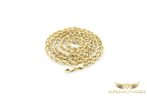 2.5mm 10K Gold Rope Chain (Hollow)