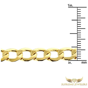 6mm 10K Gold Cuban Link