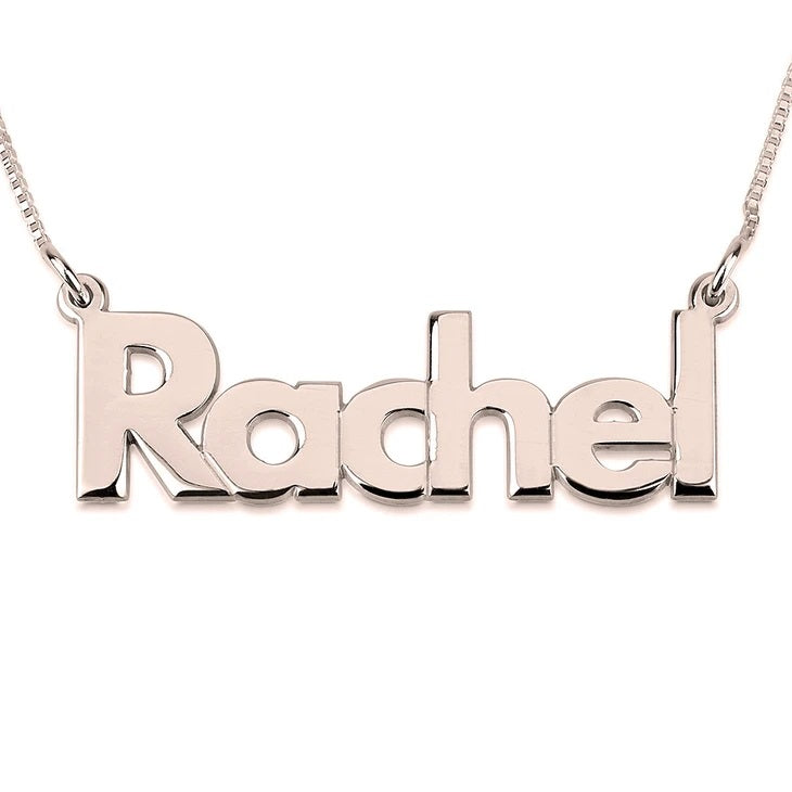 14K Gold Nameplate Bold