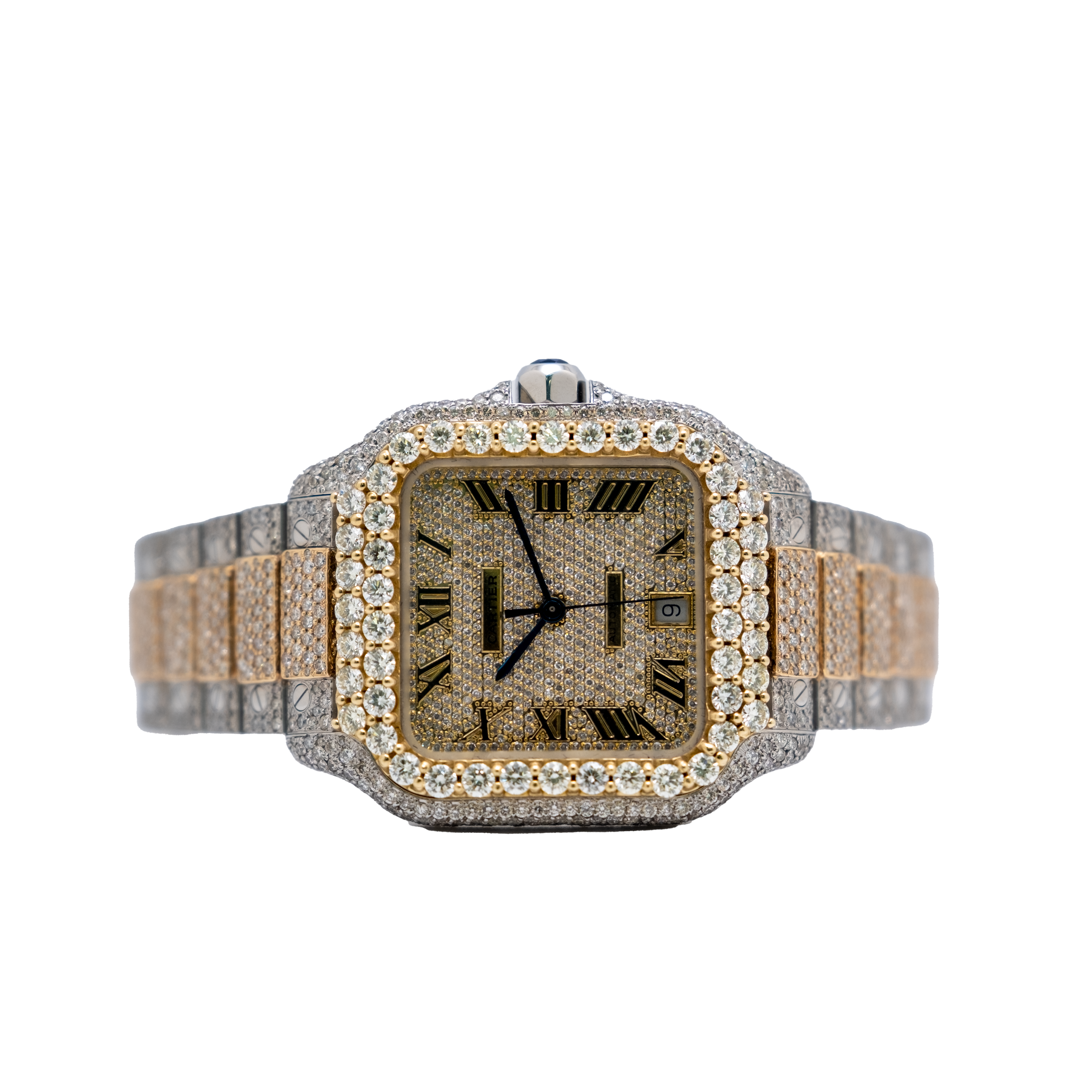 Diamond Cartier Watch - Supreme Jewelers Complimentary 1-4 Day Shipping