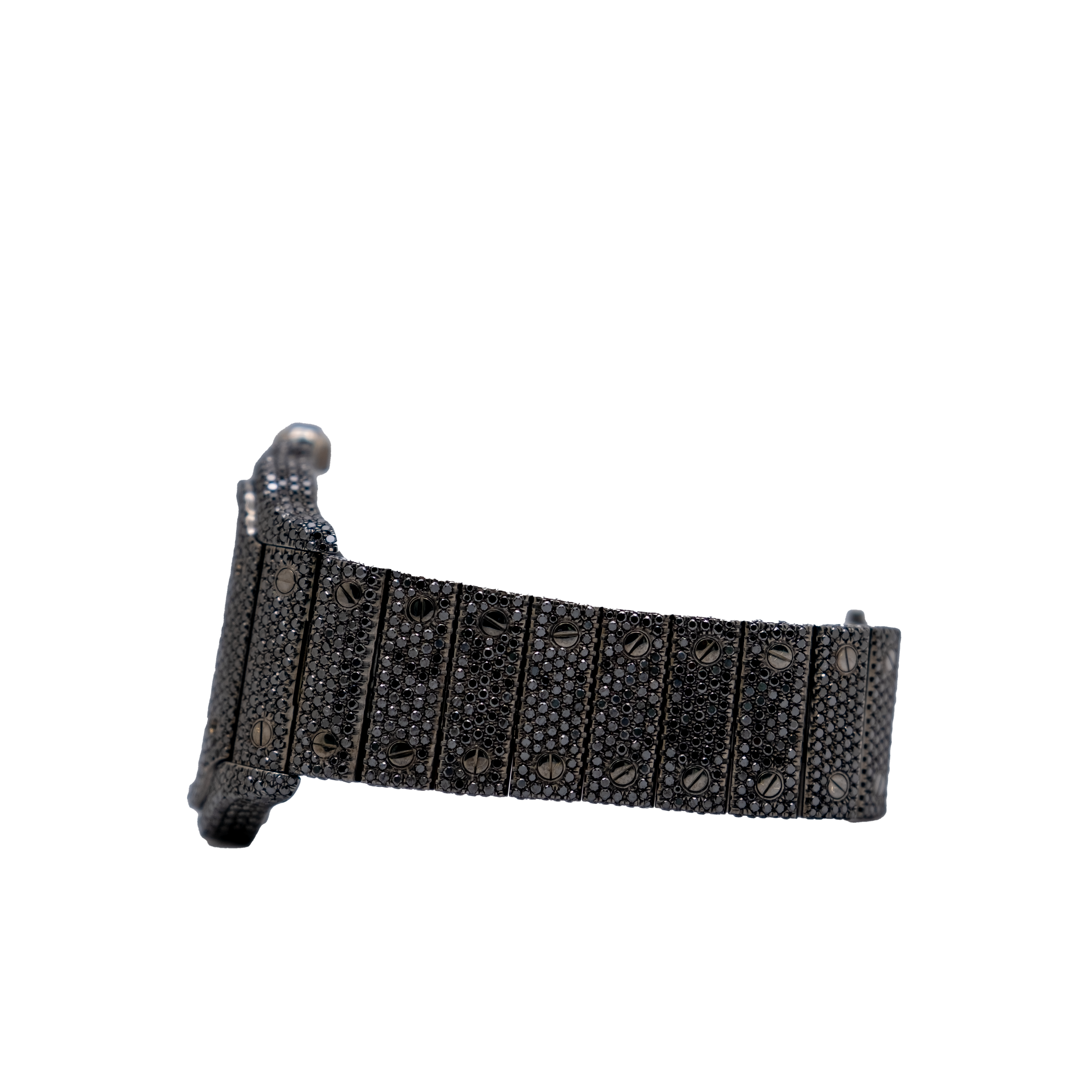 2022 Santos De Cartier - Black Diamond - Complimentary 1-4 Day Shipping