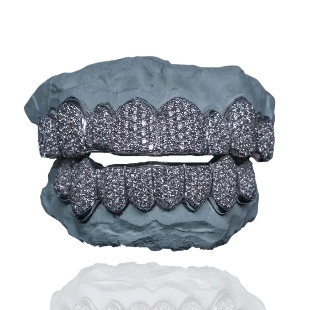 SI Diamond Grillz (Flower Set) - 14K Gold