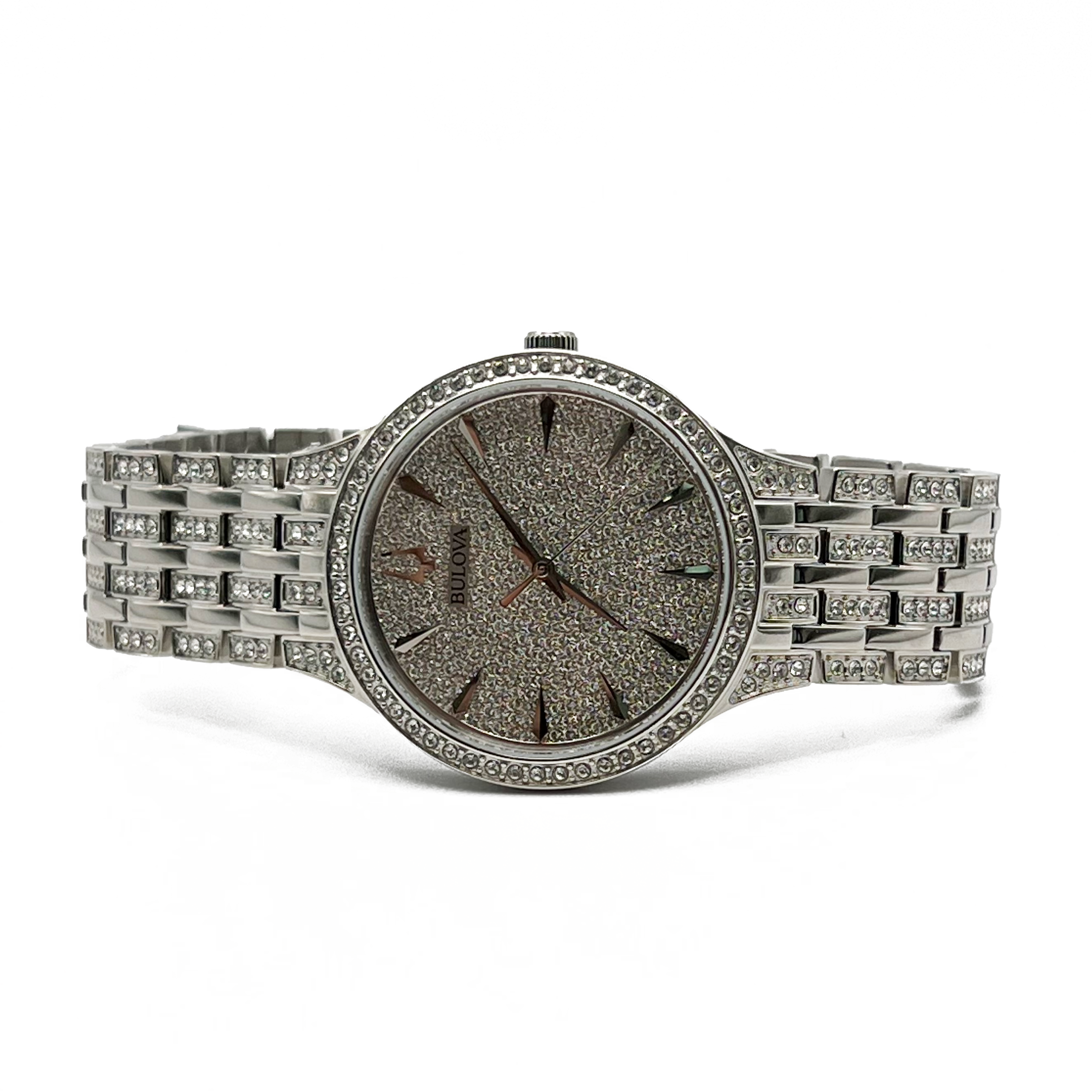 Octava Bulova Crystal - All Steel Watch