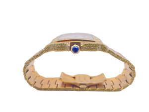 2021 Cartier De Santos - Gold Diamond Watch - Complimentary 1-4 Day Shipping