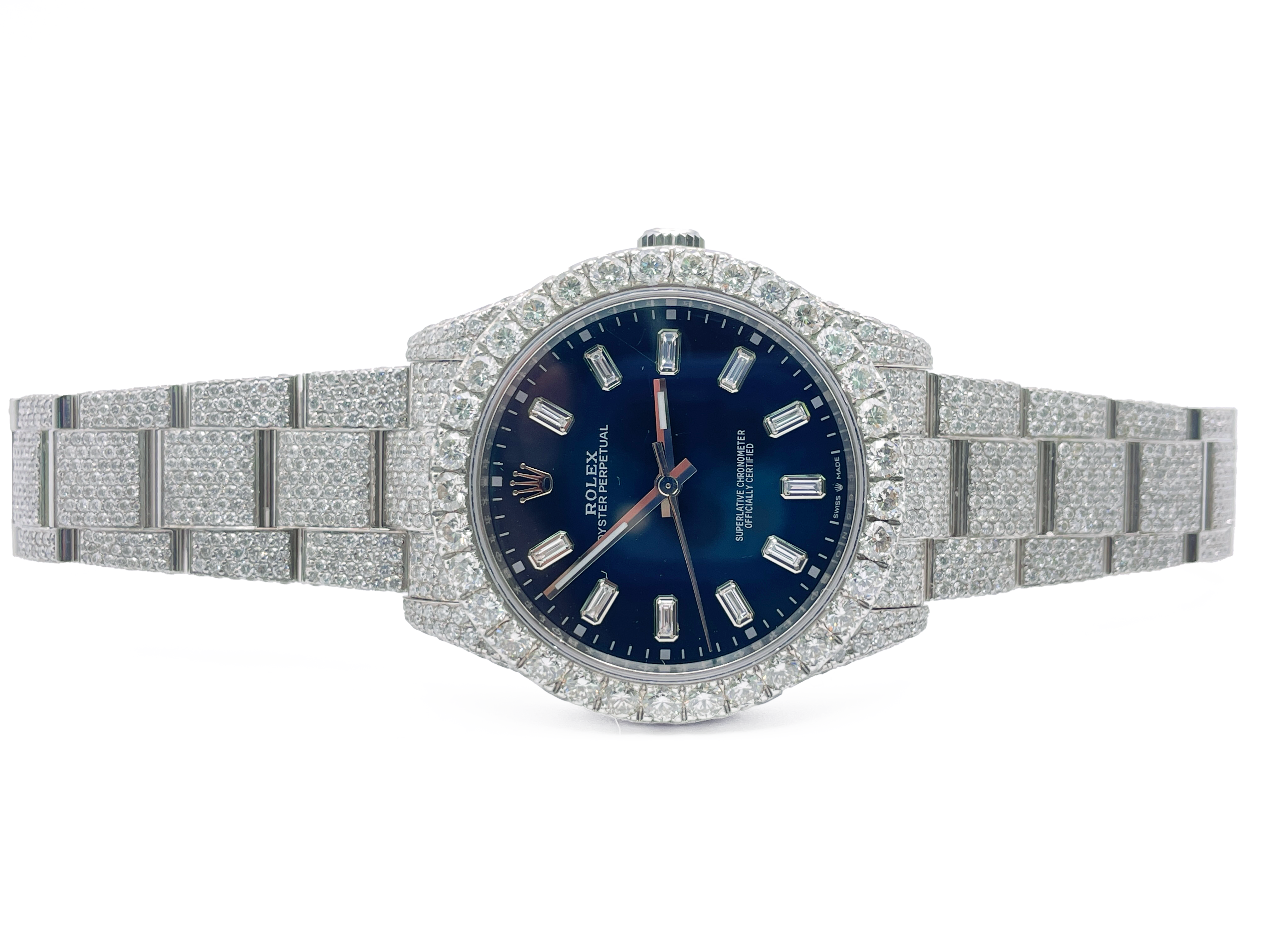 2020 Diamond Rolex Oyster - Supreme Jewelers Complimentary 1-4 Day Shipping