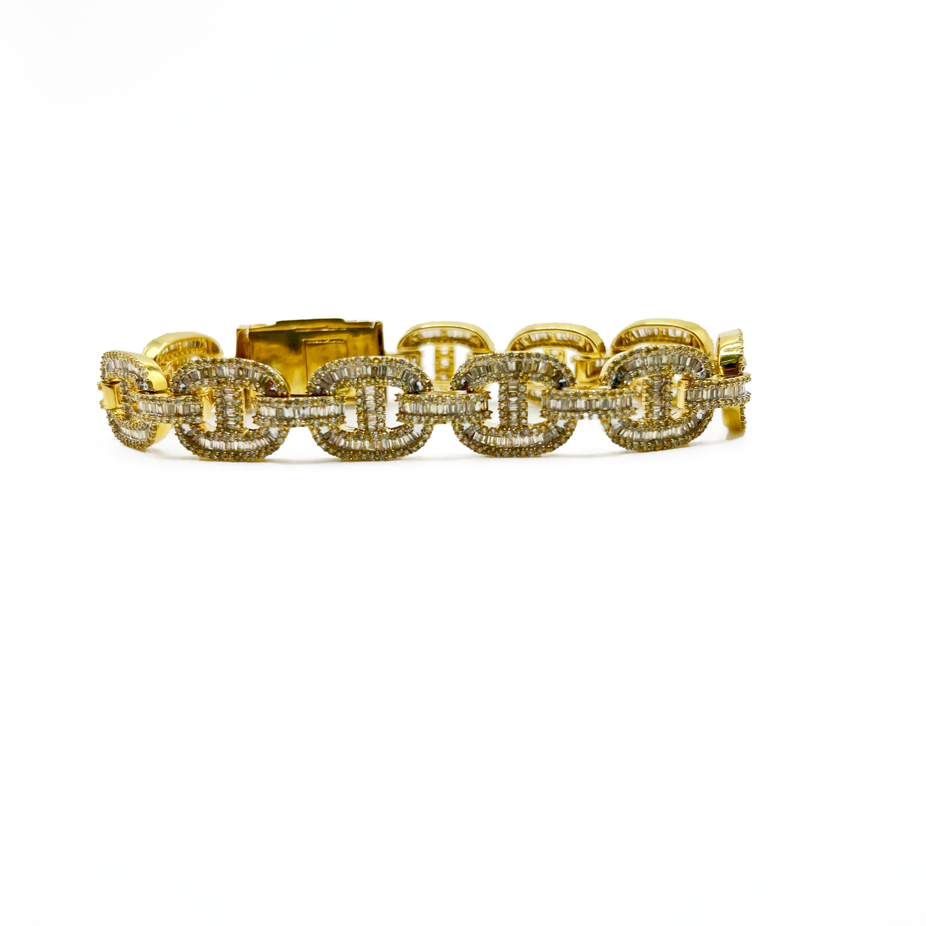 Diamond Tennis Bracelet - 10K Yellow Gold