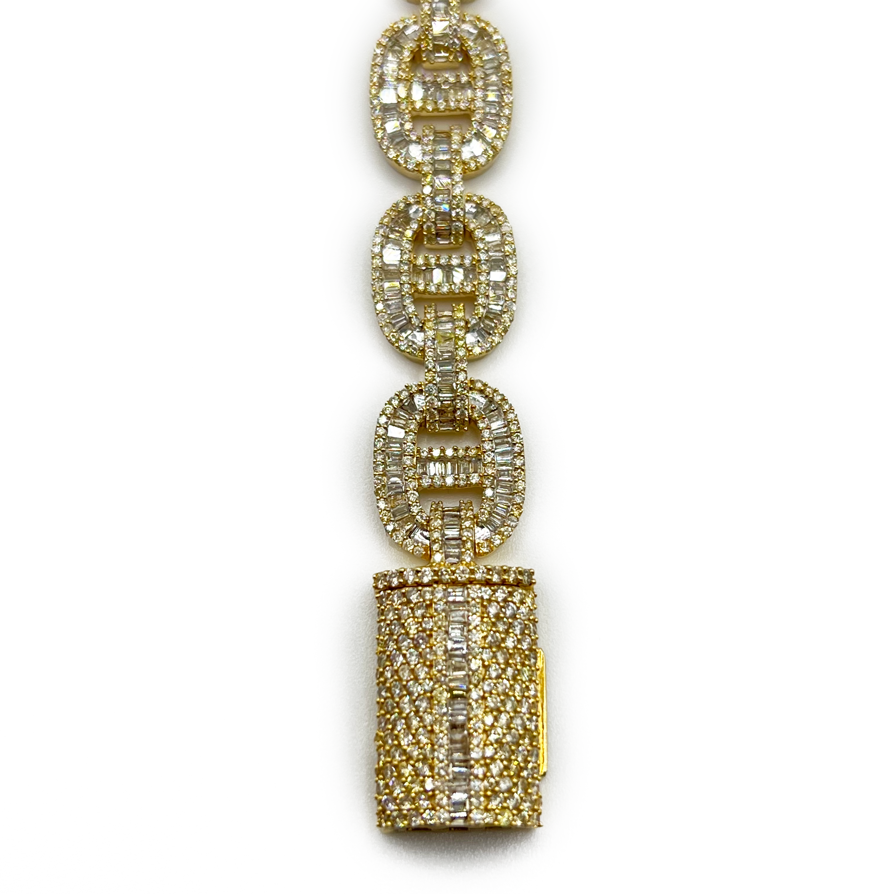 Diamond Tennis Bracelet - 10K Yellow Gold