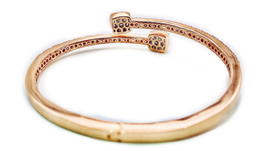 Designer Baguette Diamond Bracelet - 14K Rose Gold