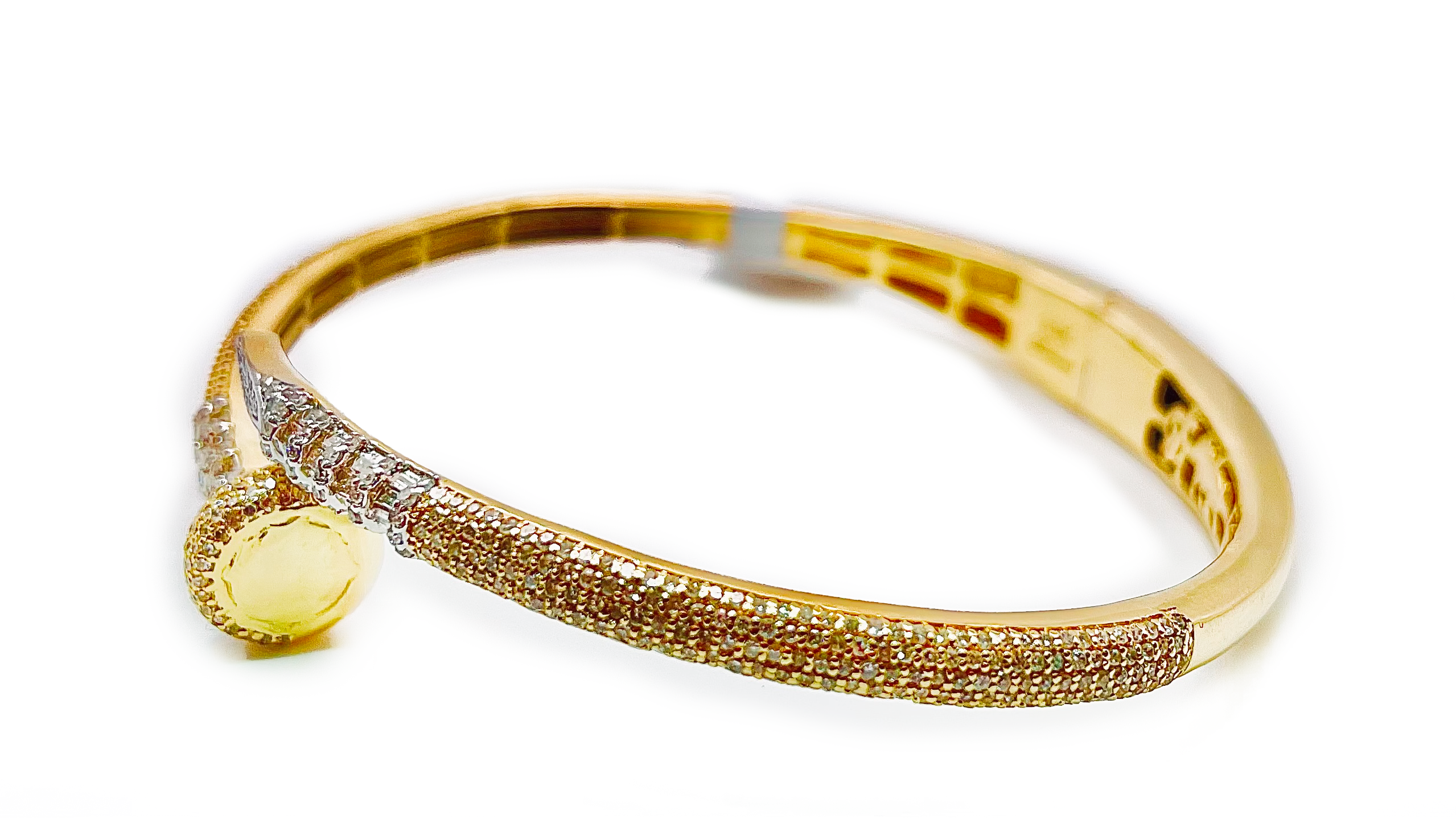 Baguette Diamond Bracelet - 10K Yellow Gold