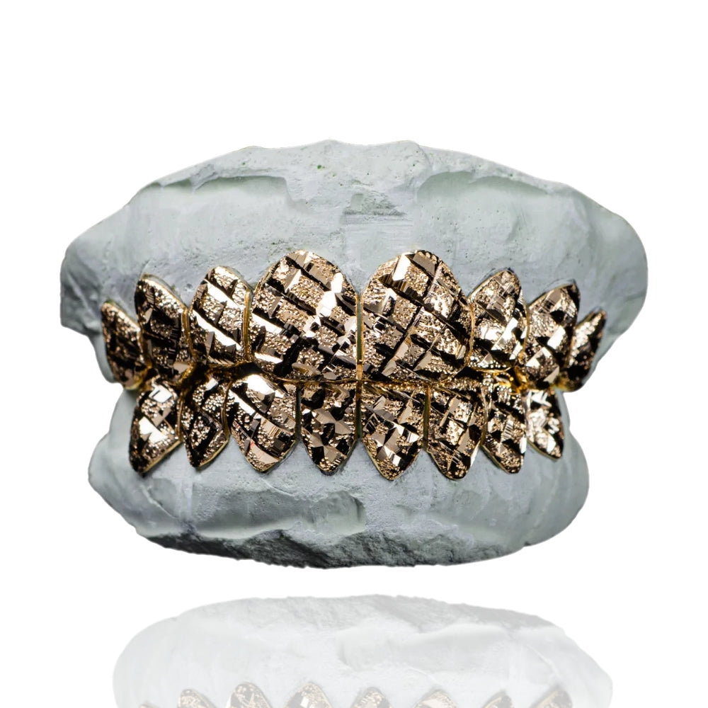 10K Gold - Diamond Cut Grillz