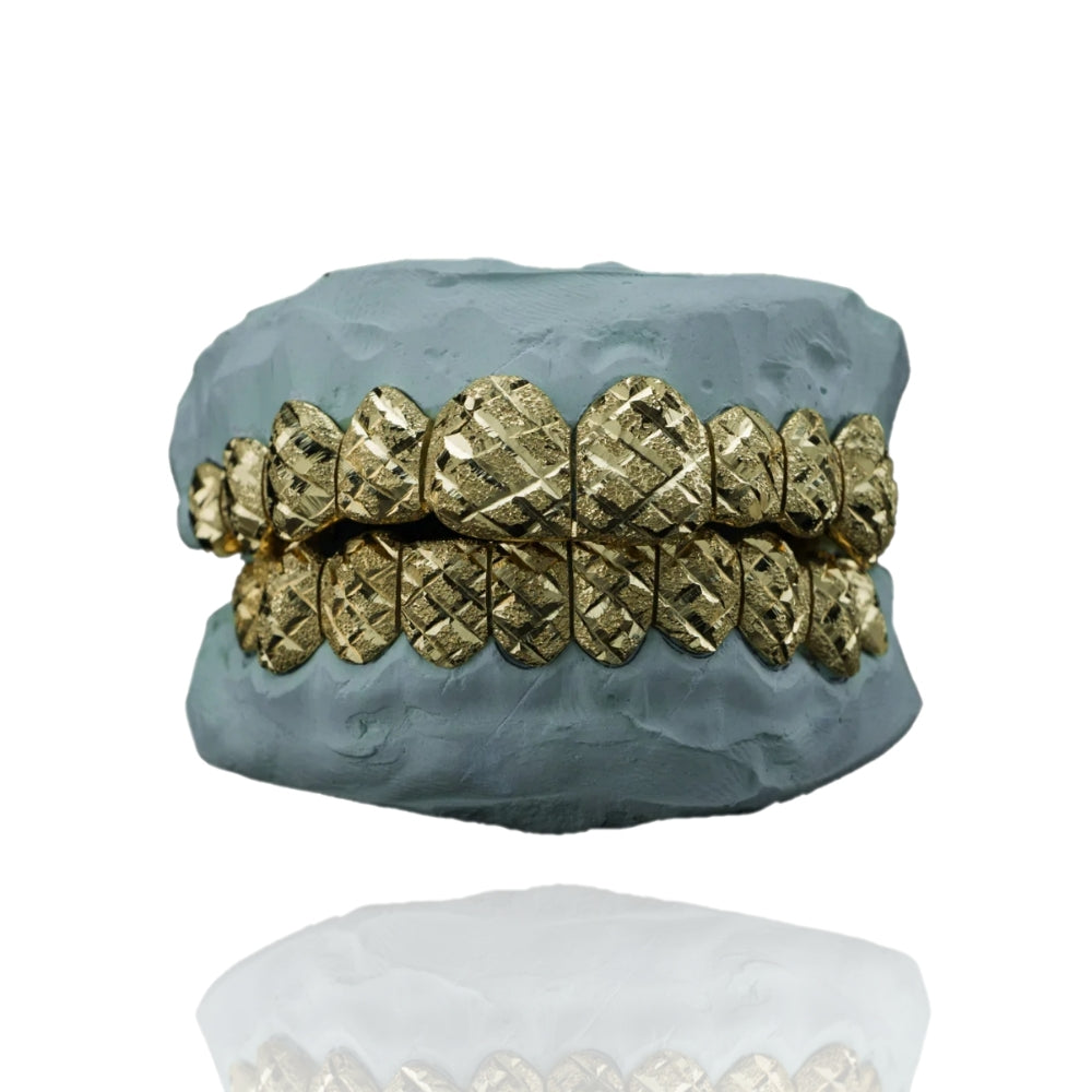 10K Gold - Diamond Cut Grillz