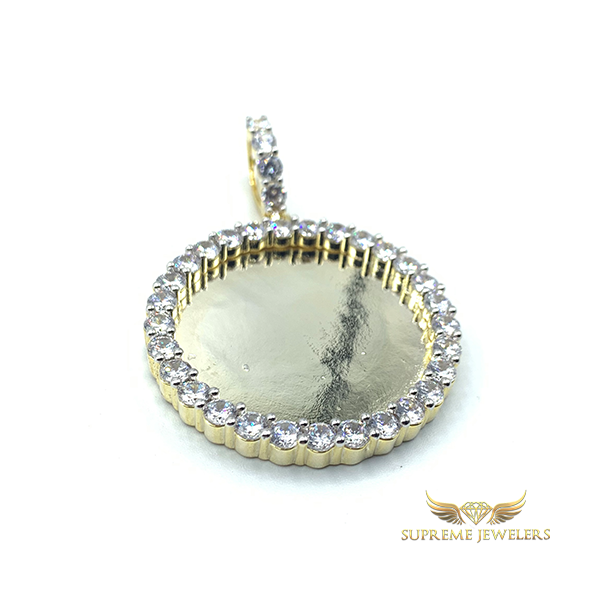 Gold Memory Pendant - 925 Silver