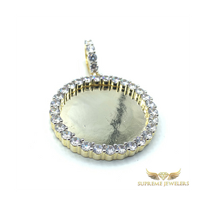Gold Memory Pendant - 925 Silver