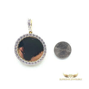 Gold Memory Pendant - 925 Silver