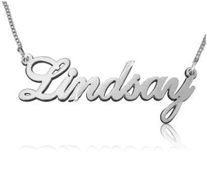 14K Gold Nameplate Cursive