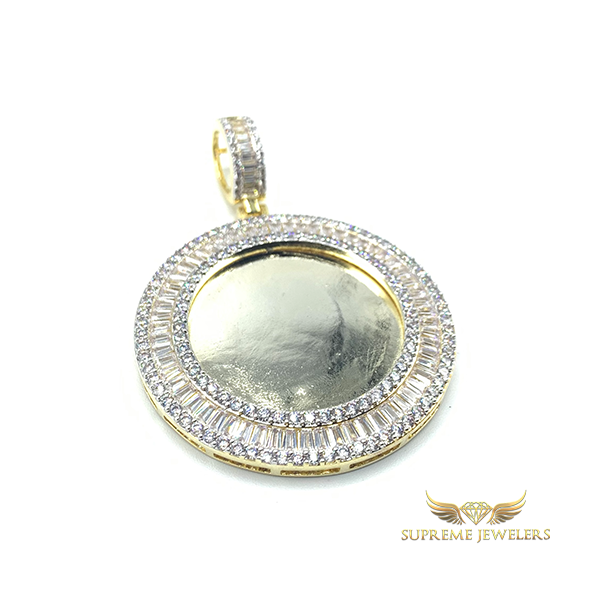 Baguette Memory Pendant - 925 Silver