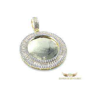 Baguette Memory Pendant - 925 Silver