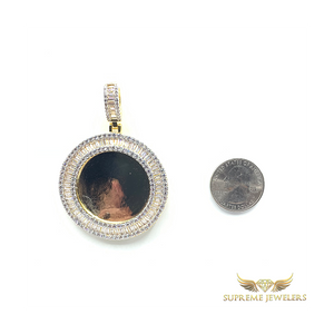Baguette Memory Pendant - 925 Silver